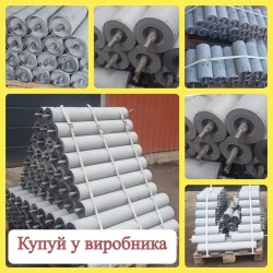 Ролики конвеєрні діаметрами 76  89  102  108  127 та ін 